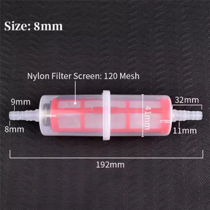 

8 мм 10 мм универсальный большой линейный топливный фильтр линейный дизельный топливный фильтр мотоцикл скутер бензиновые фильтры инструмент