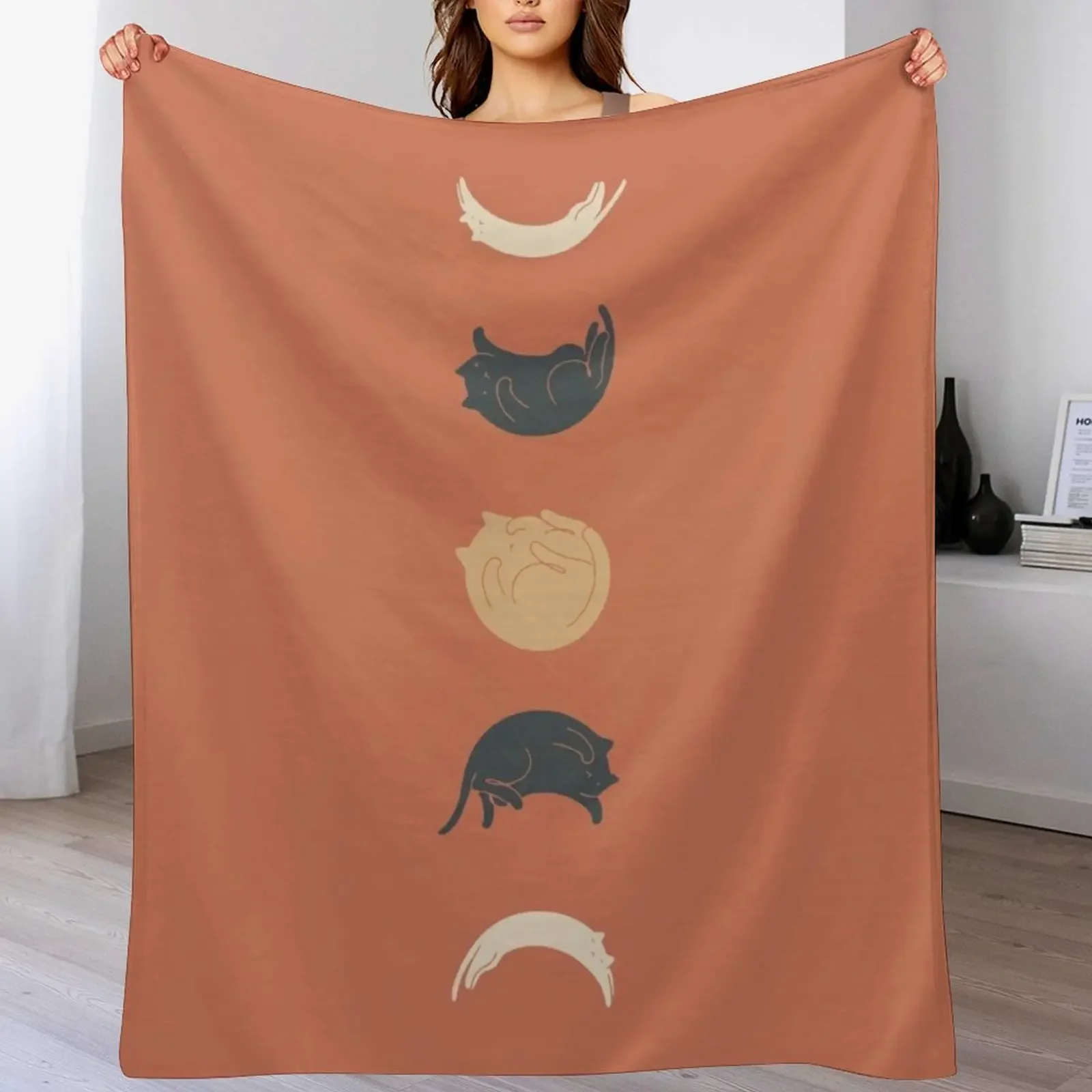 

Cat Landscape 61 Throw Blanket Multi-Purpose Luxury Brand Single Sofa Blankets