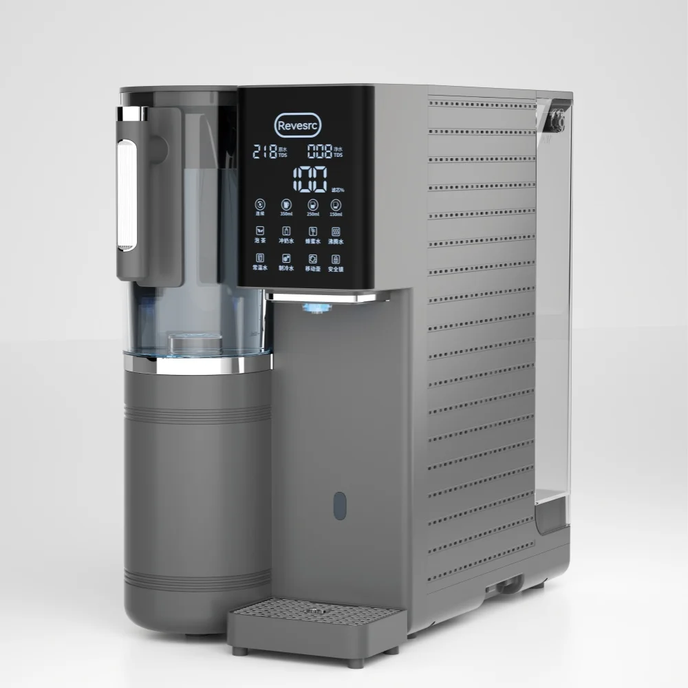 Home Drinking Hydrogen Water Generators With RO Reverse Osmosis Water Filter System UV Electric Pump Hot Cold Water Dispensers