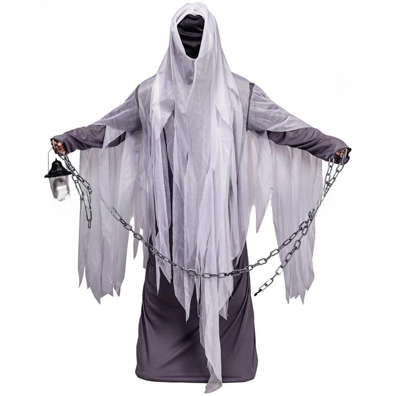 

Взрослый Хэллоуин Ролевая игра Фонарь Призрак Терор Халат Пар Костюм Этнический сценический костюм Женская мода Осень 2025 ting