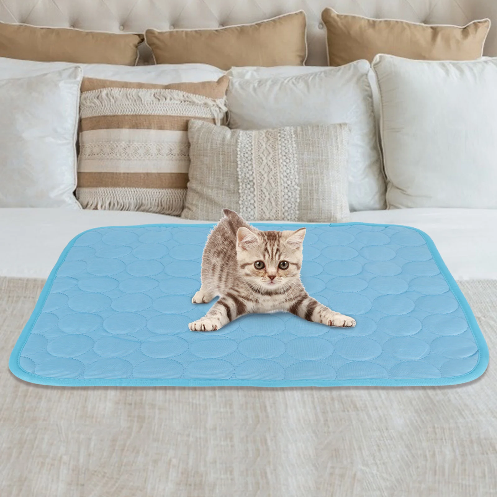 

Cooling Mat for Dog Cat Pet Self Cooling Pillow Summer Hot Weather Bed