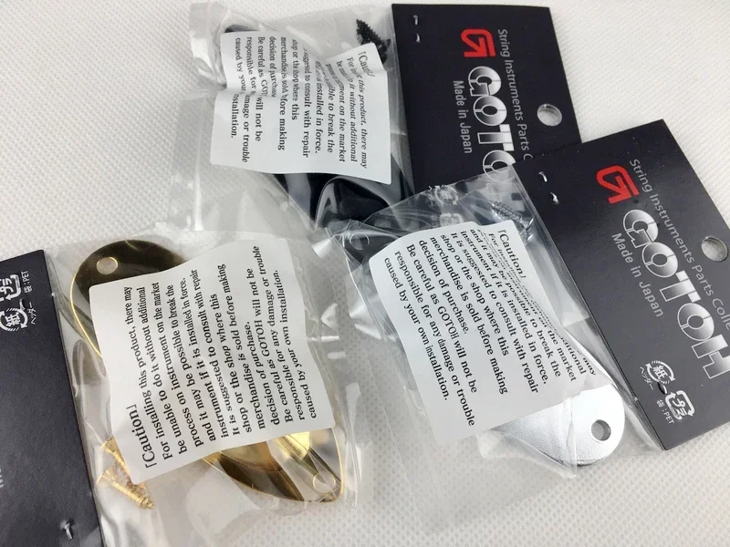 GOTOH JCS-1 Metal Output Jack Plate For ST Electric Guitar  MADE IN JAPAN