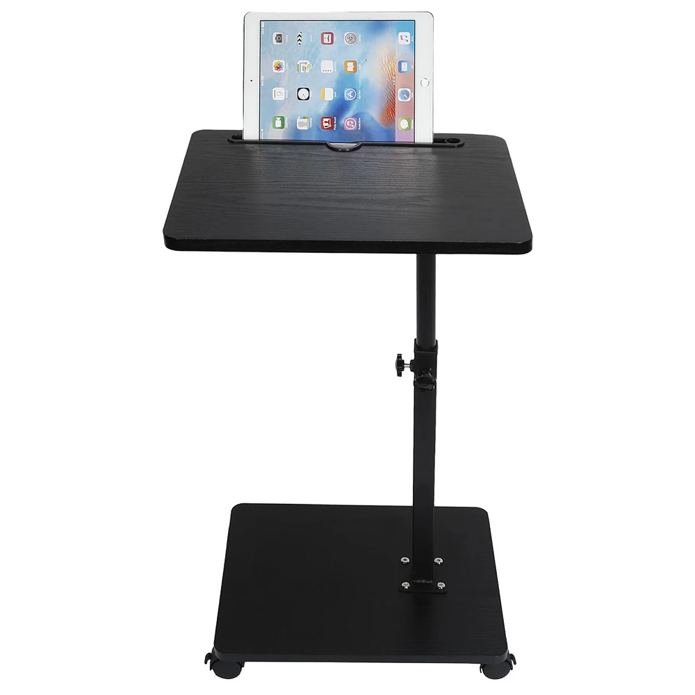 Scrivania per laptop regolabile 360 °   Vassoio girevole per divano, tavolo per ufficio domestico, carrello con rotelle, comodino, letto medico per la casa, vassoio per alimenti