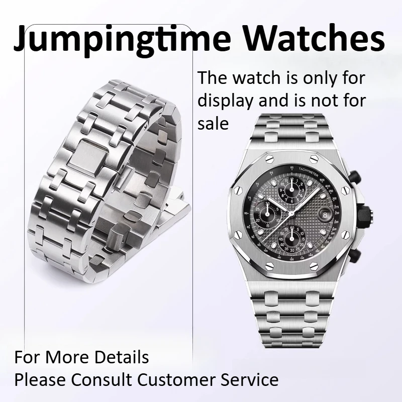 28 ミリメートルメンズ時計ストラップオーデマ ピゲ ロイヤル オーク オフショア リストバンド 15710 26470 316L ステンレス鋼ストラップに適しています