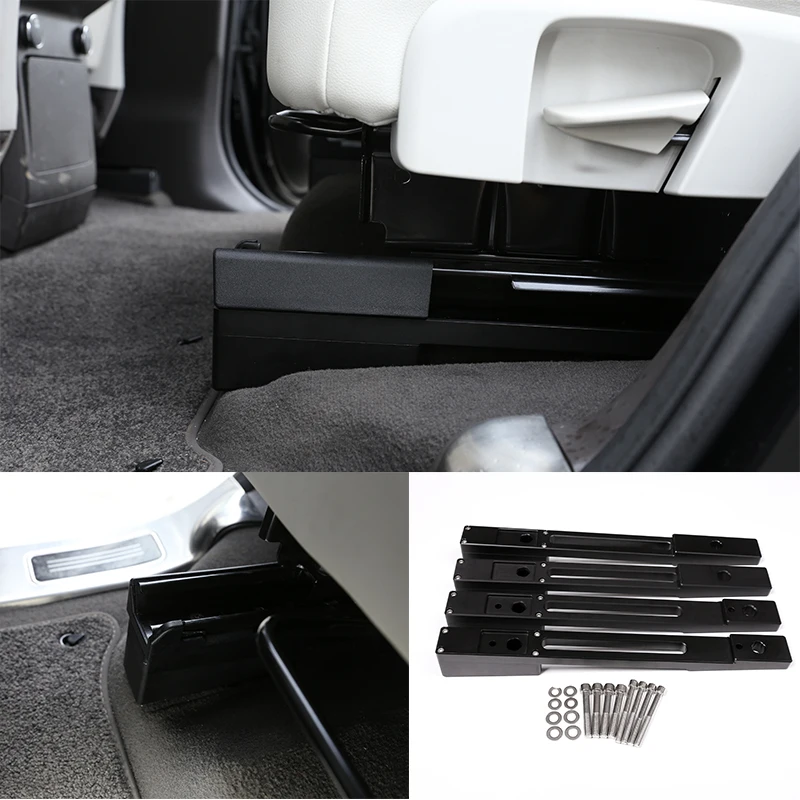 For Land Rover Discovery 5 LR5 L462 2017 2018 2019 2020 Car Aluminum Alloy The Second Seat Increase Height Strips Trim 4 Pcs