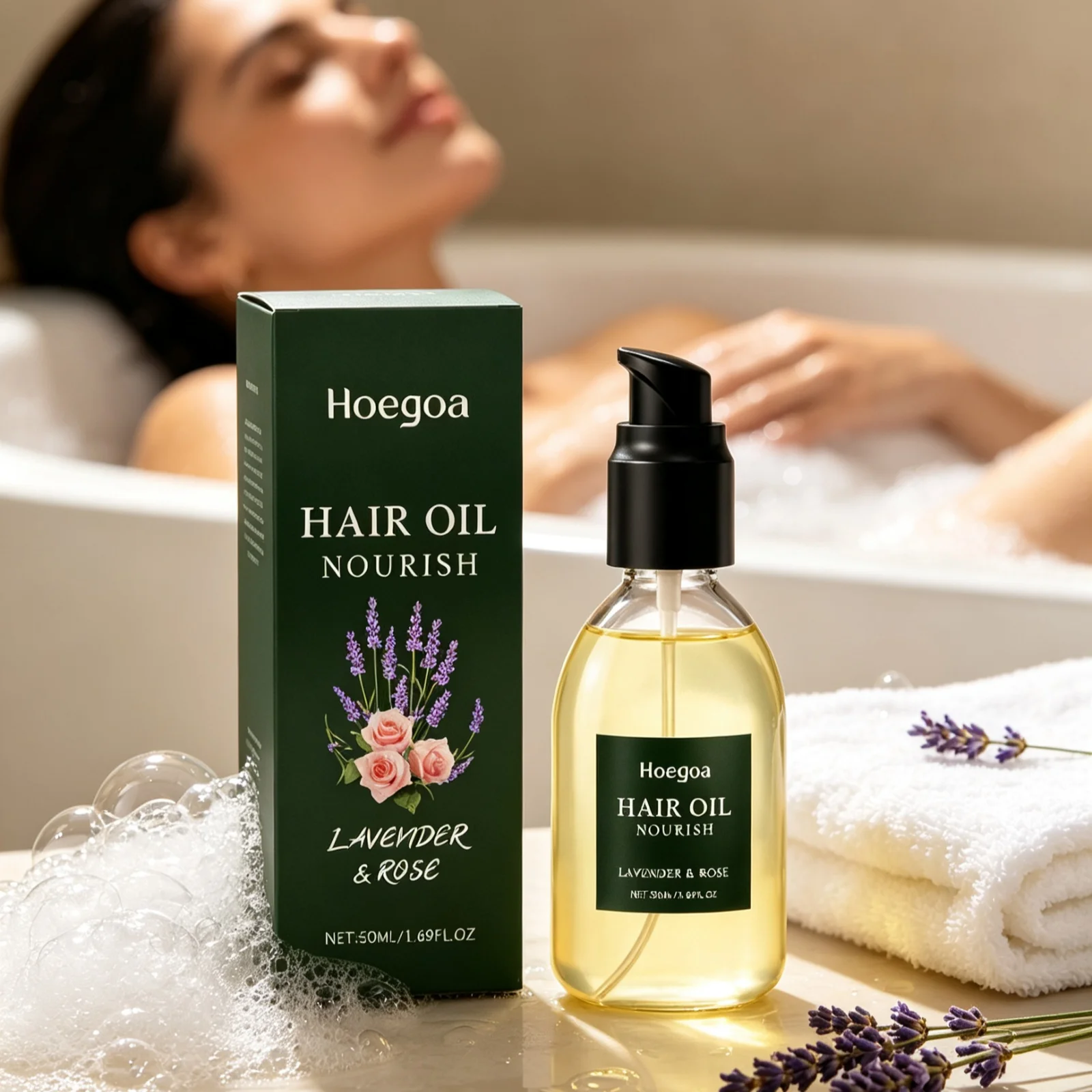 Hoegoa Lavender Rose Hair Car - Hair Care Natural Ingredients 评论和价格