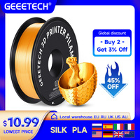 GEEETECH 3d Silk PLA Filament 1kg1.75mm Spool Wire For 3D Printer Material,Safety, Vacuum packaging, special color, Bubble free