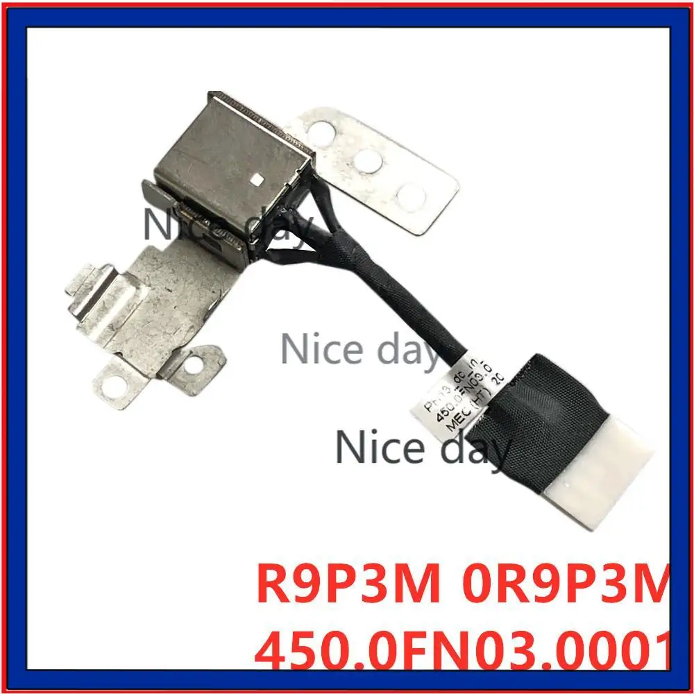 450.0FN03.0001 لكابل Dell Latitude 3300 R9P3M 0R9P3M DC Power Jack DC-IN