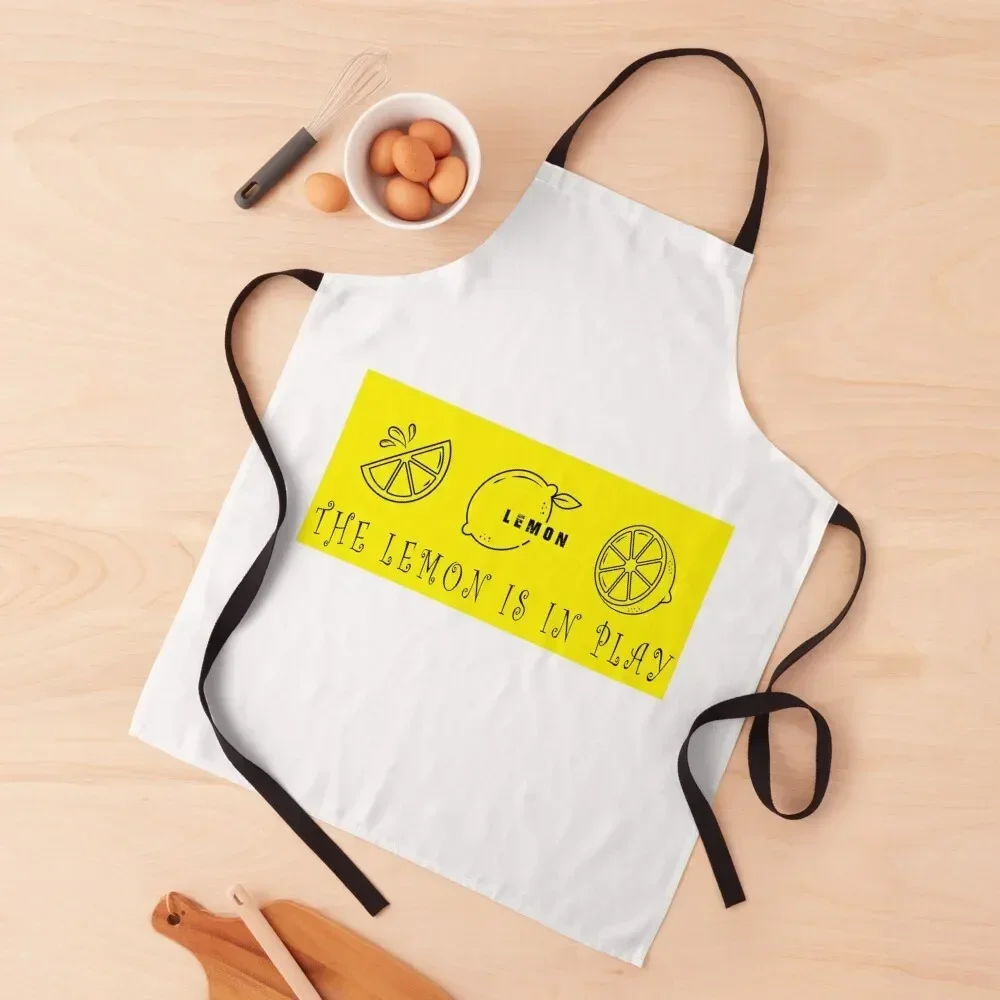 

Funny The Lemon Is In Play Apron painters Salon For Women Kitchen Nursing Apron