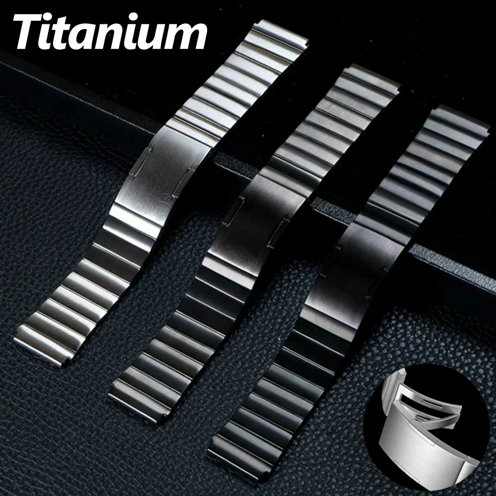 22mm Titanium Watch Strap For Huawei Watch GT2/3Pro 42 46 Smart Watchband Bracelet Wristband For Samsung Galaxy 46 Gear S3 45mm