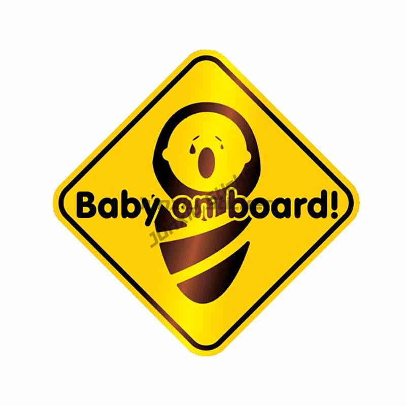 VIKING ON BOARD Car Sticker Vinyl Baby In Car Decal Keep Safe Distance Sign Waterproof Car Accessories