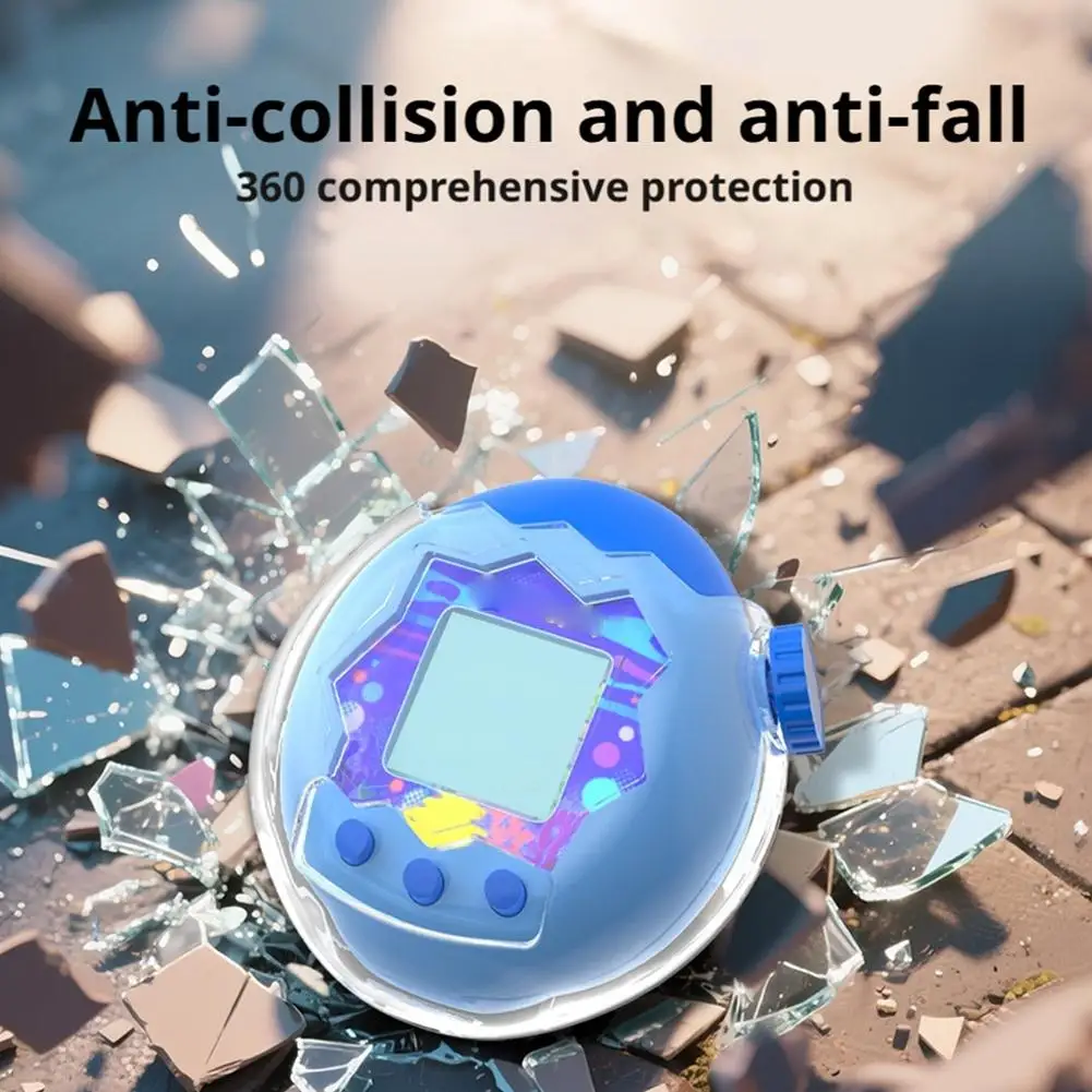 

4-цветный защитный чехол для электронной машины для домашних животных Tamagotchi Paradise без защиты от столкновений и падения