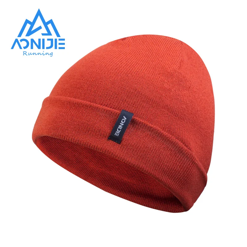 AONIJIE New M32 Unisex Sports Warmth Soft Wool Cap Knitted Hat Double Layer Thickening for Running Cycling Skiing Camping Hiking