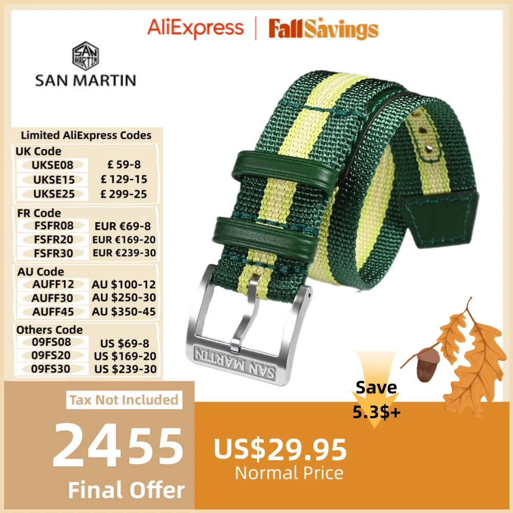 San Martin-Correa de reloj de un