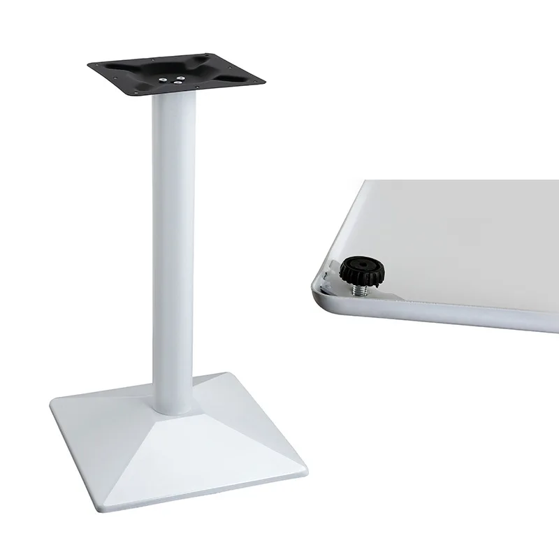 

Spot Western Restaurant Wrought Iron Dining Table Foot Stainless Steel Bracket Table Foot