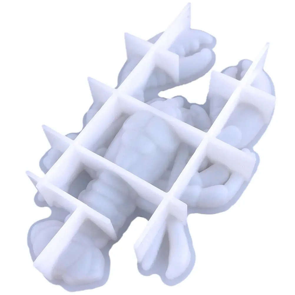 

Lobster Shape Pendant Mold 3D Silicone DIY Mold for Wall Hanging Resin Craft Lobster Wall Decoration Household DIY Molds