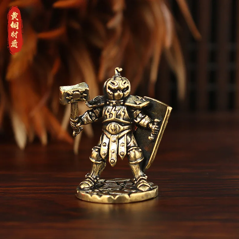 Board Shield Guard Soldier Legion Desktop Wargame Brass Figure Model Handmade Toy Gift for Male Players