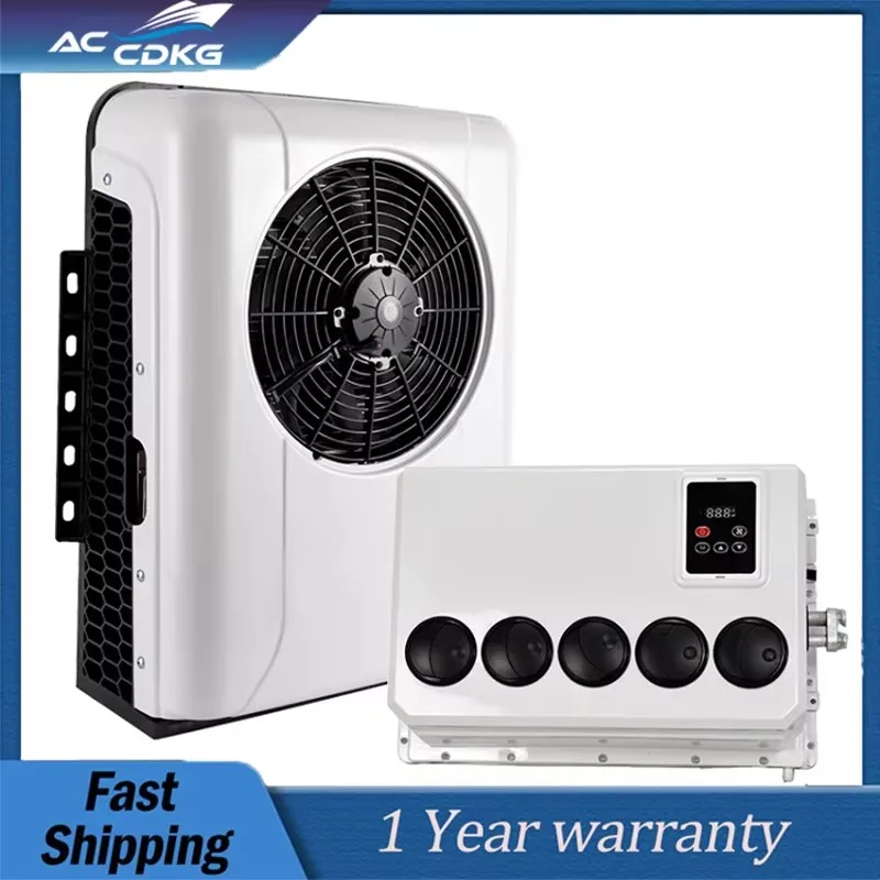 High Quality 12V 24V Parking Air Conditioner Auto for Truck RV Split Excavator