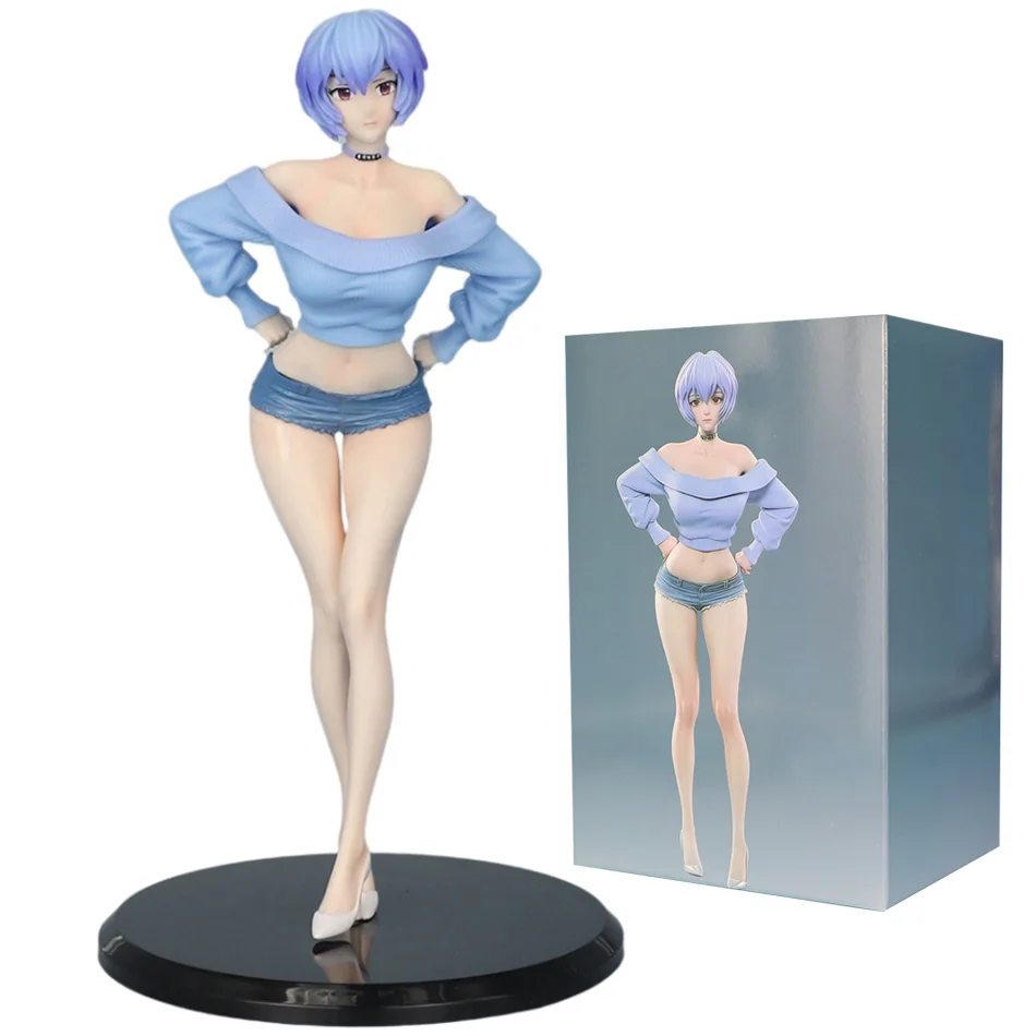 NOVO Original Bandai Ayanami Rei NEON GENESIS EVANGELION Anime Girl PVC Action Figure Toy GK Game Statue Colecionável Modelo Boneca