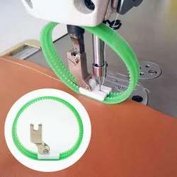1PC Roller Presser Foot T350 Double Sided Flat Car Plastic Ring Left-Right Unilateral Leather Presser Foot Sewing Accessories