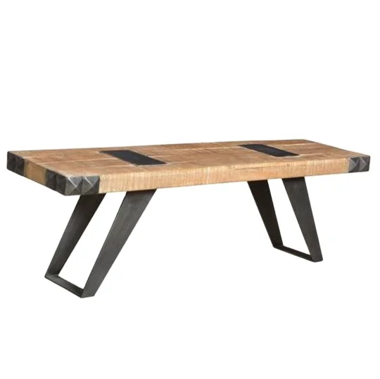 

Artistocrat Collection Benches Living Room Mango Wood Metal Bench Luxury Durable Outdoor Park And Street Sitting Best Quality
