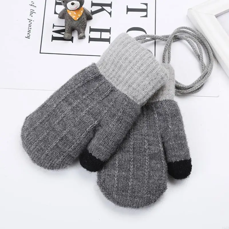 N5KB TODDLER MITTENS LING GLOVES KNITTIT
