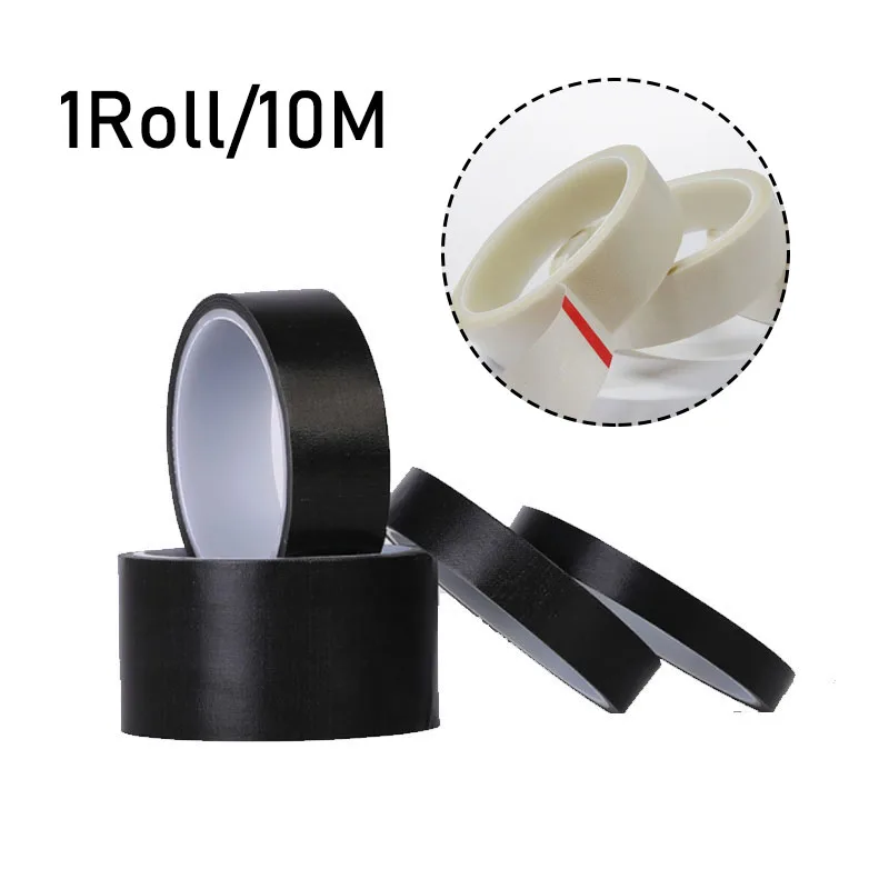 

Black and white PTFE Tape 0.13/0.18mm 380 Degree High Temperature Resistance Adhesive Tape Cloth Heat Insulation Sealing Machine