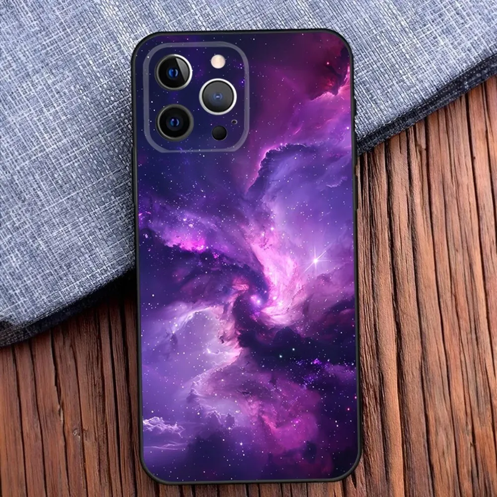 حافظة سيليكون ناعمة للآيفون ، الفضاء ، المجرة ، الكون الأسود ، المصغر ، الآيفون ، من من من من السيليكون من أجل الحصول على كل من: X ، X ، Pro ، XS ، Max ، XR ، Plus #2