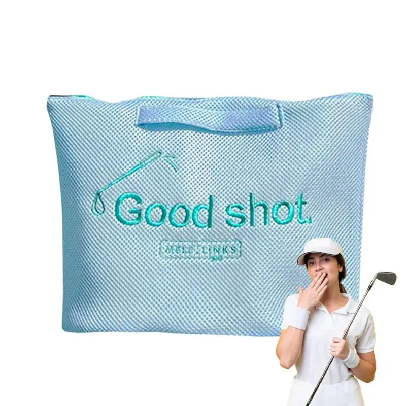 

1pcs Golf element Design Clothes Tote portable Dirty Laundry Travel Bag Machine Washable Tote outdoor sports Dirty Clothes Bag