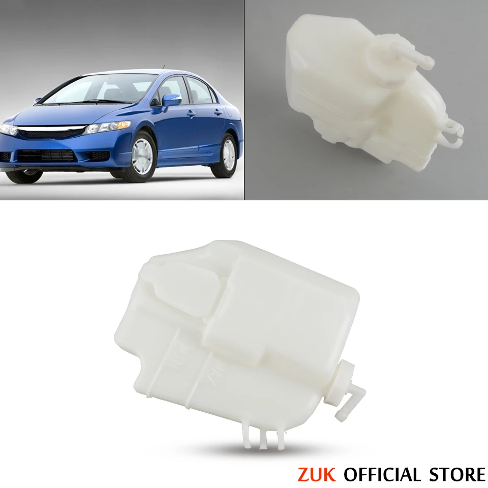 ZUK For HONDA Radiator Reserve Tank Water Tank Deputy kettle For CIVIC 2006 2007 2008 2009 2010 2011 For CIIMO 19101-RNA-A01
