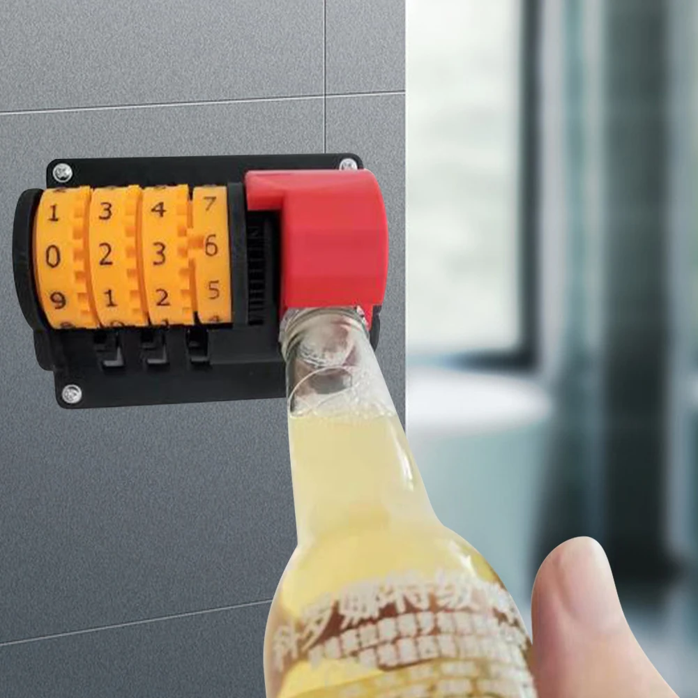 Beer Counter Bottle Opener Automatic Counting Beer Opener Tools Wall Mounted Beer Bottle Cap Counter Kitchen Gadget Accessories