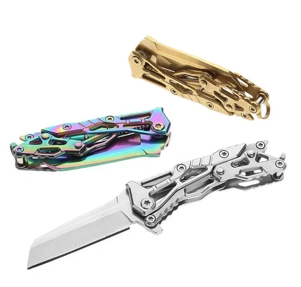 Portable Keychain Pocket Knife - Suitable for Outdoor Camping Self-defense and Daily Carry An Extremely Cool Little Tool