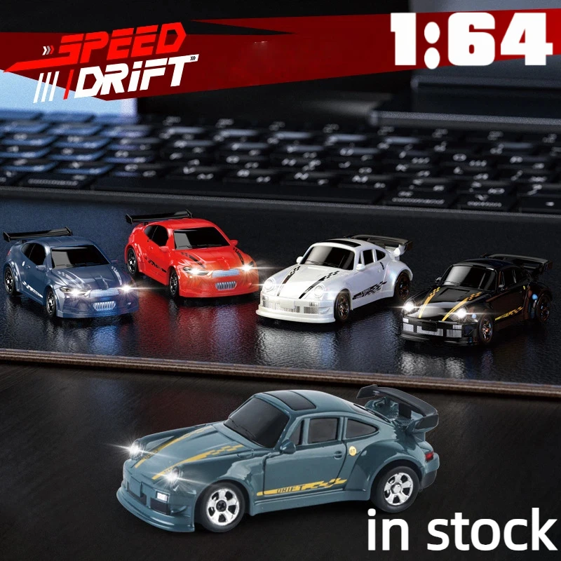 New KF20 Series Remote Control Car 1:64 Full Scale Mini Desktop 2.4g Entry-Level Four-Wheel Drive Drift Car Remote Control Car