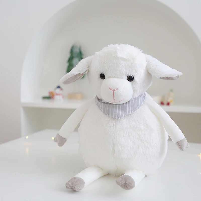 Simpatici animali del fumetto volpe pecora giocattoli di peluche decorazioni per la casa sonno del bambino accompagnare bambola morbida farcita regali di compleanno per bambini