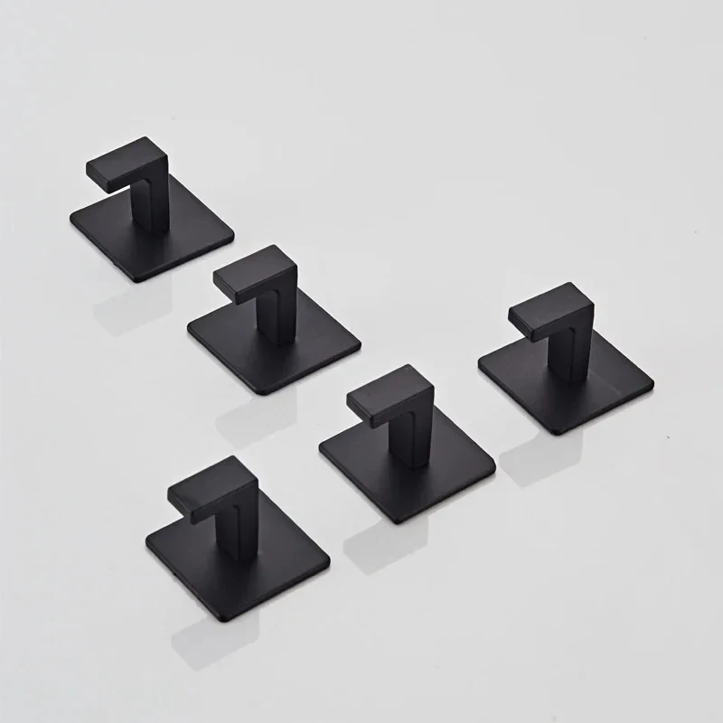 1-4pcs Strong Self-Adhesive Wall Hooks For Hanging Keys Coat Rack Hook Hanger Door Towel Holder Hook Bathroom Accessories