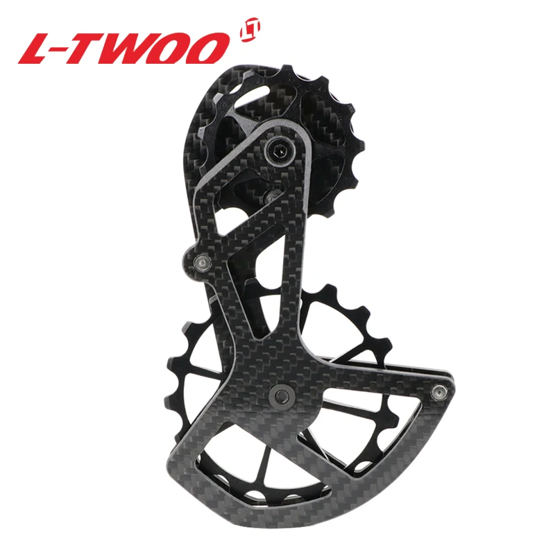 LTWOO Road Bike Ceramic Bearing Carbon Fiber Derailleur Cages For Shimano 105 5800 6800 Ultegra Rear Derailleur Pulley Wheel Set