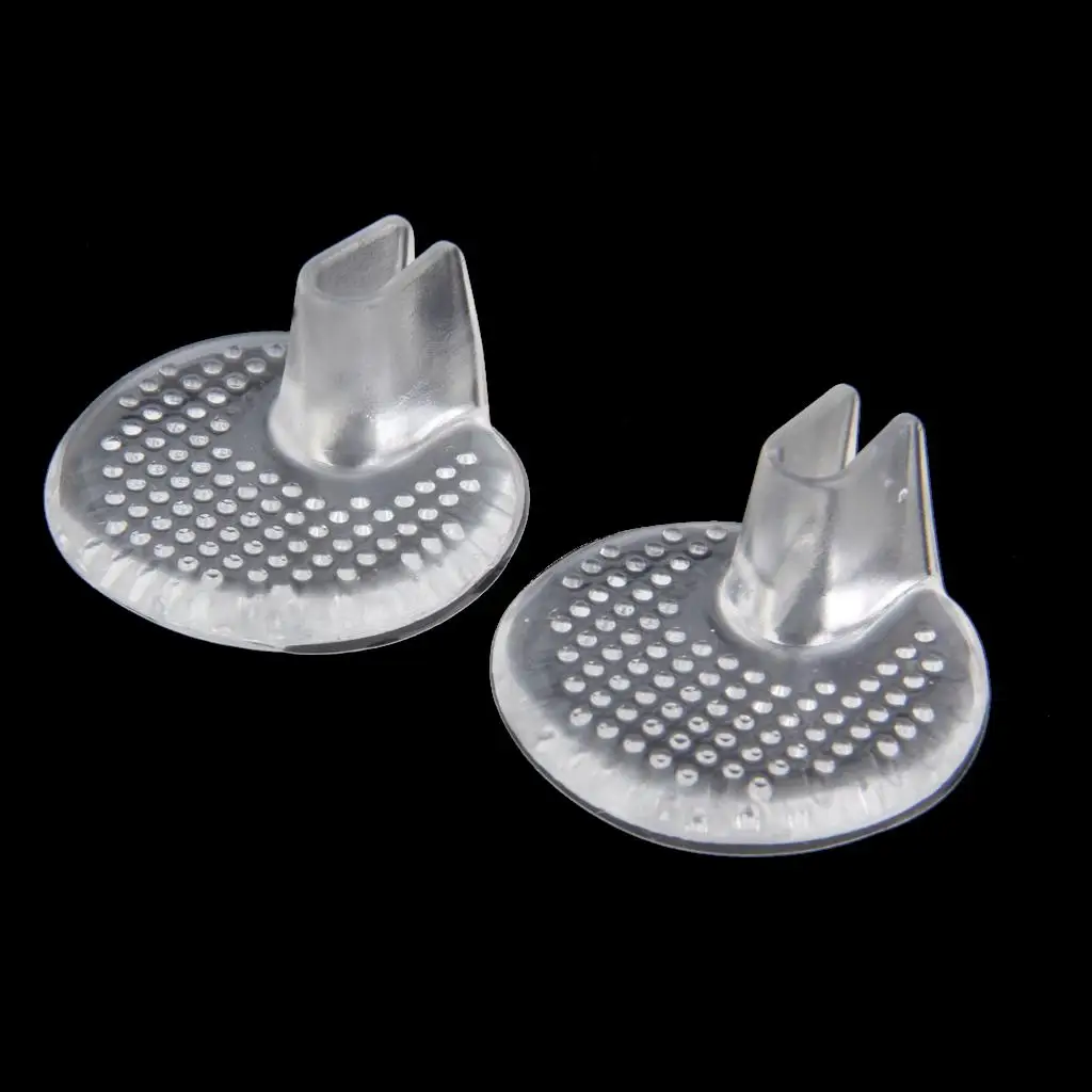 2PCs Sandals Silicone Gel Toe Guards Shoe Insoles Pads Cushion Foot