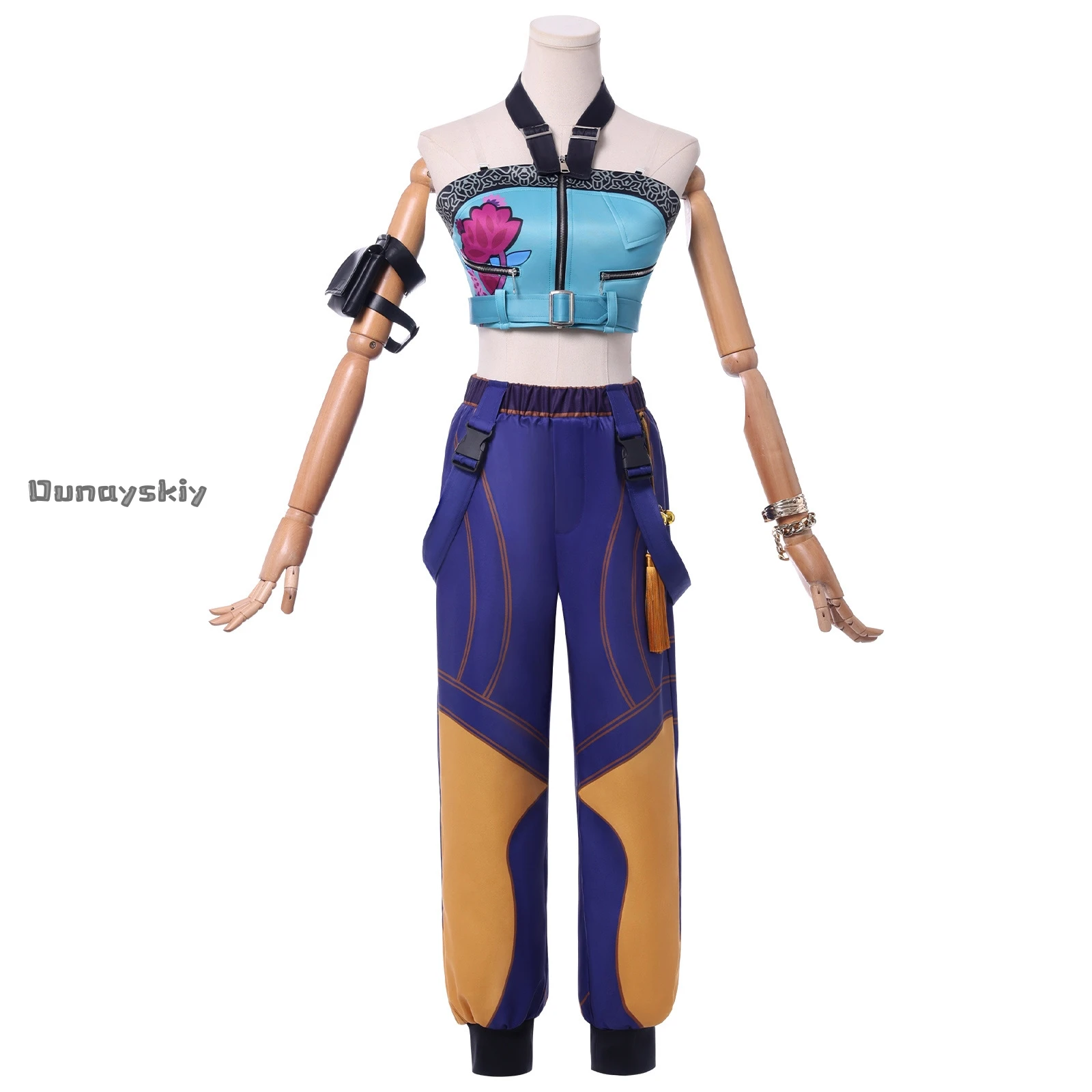 Cosplay Hunters Superstar Zoe Costume Singing on Stage Y2K Girl Group Suit Halloween Party Comic Suit for Adult Women Outfit