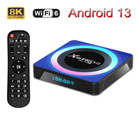 Android TV Box X88 PRO 13 Set Top Box RK3528 Rockchip Quad Core Wifi6 8K LAN 100M Dual Wifi 2.4G 5G BT5.0 Smart TV Box