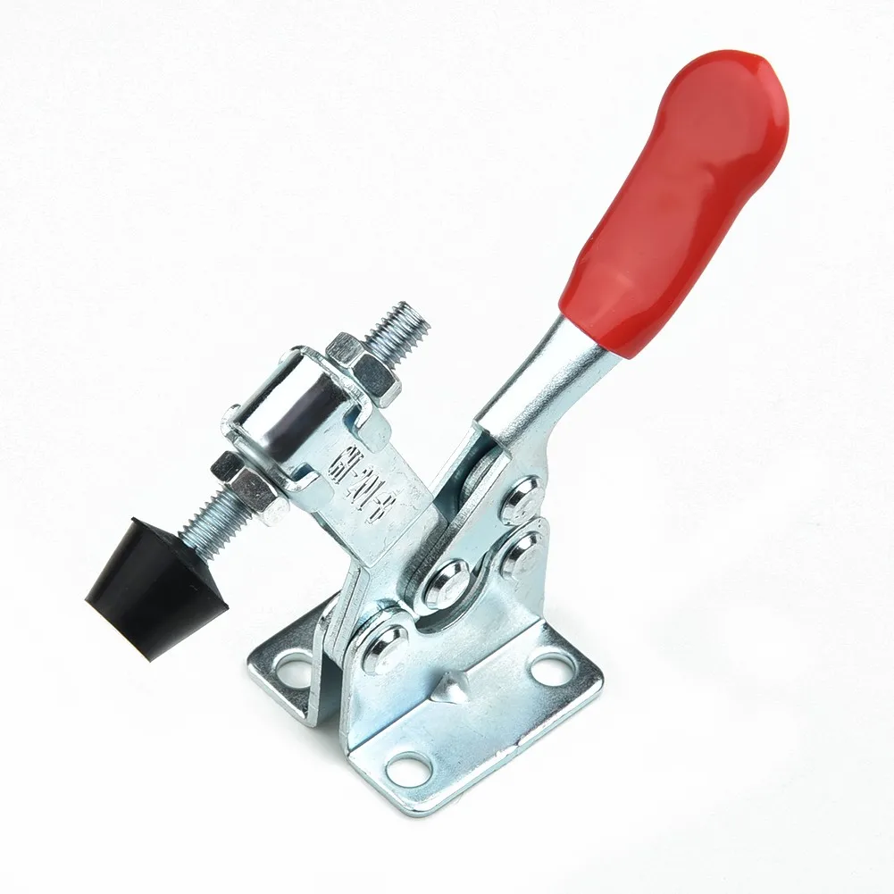 Accessori Attrezzature Morsetti rapidi Officina 4 pezzi Leva Toggle Clip di fissaggio Utensili manuali in ferro zincato Orizzontale