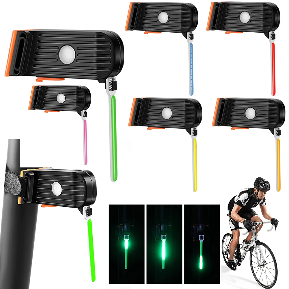 LED Bike Tail Light USB Rechargeable Mountain Bike Safety Warning Light High Brightness Creative Bike Rear Light