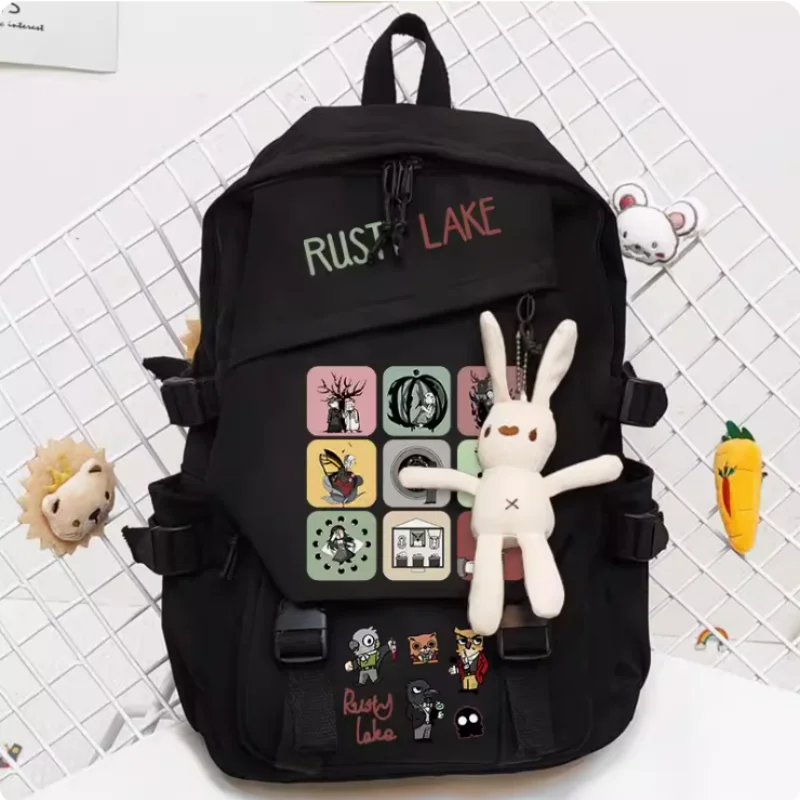 Anime Rusty Lake: Hotel  Schoolbag Backpack High-capacity Computer Casual Shoulder Bag Student Messenger Bag 805