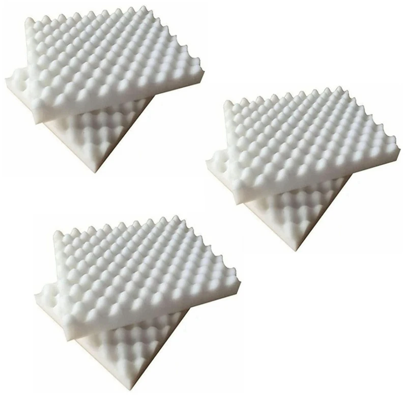 6Pcs Fondant Shaping Sponge Pad Sugar Flower Paste Modeling Foam Tray Wave Sponge Mat Cake Decorating Tools