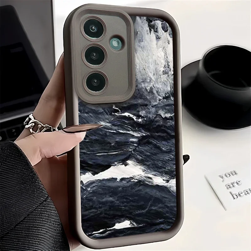 For Samsung Galaxy S21 S22 S23 S24PLUS PRO S21 22 23 24ULTRA Cell phone case Galaxy A32 A52 A53 A54 A55 Silicone Protector Case