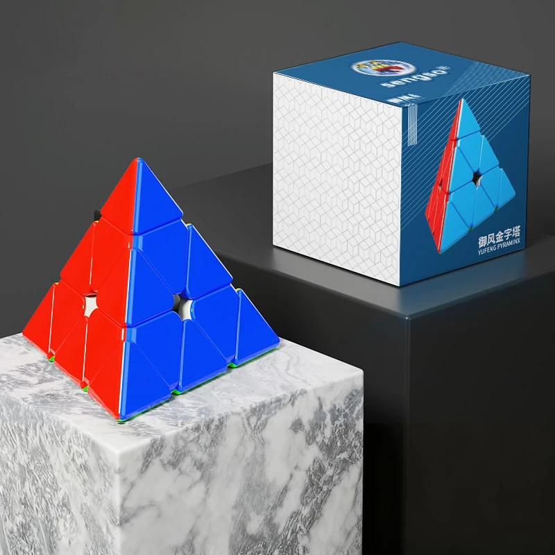 SENGSO Pyraminx 2x2 3x3 Speed Cube | Maglev Magnetic Pyramid Stickerless Puzzle  Smooth Turning for Adults & Teens