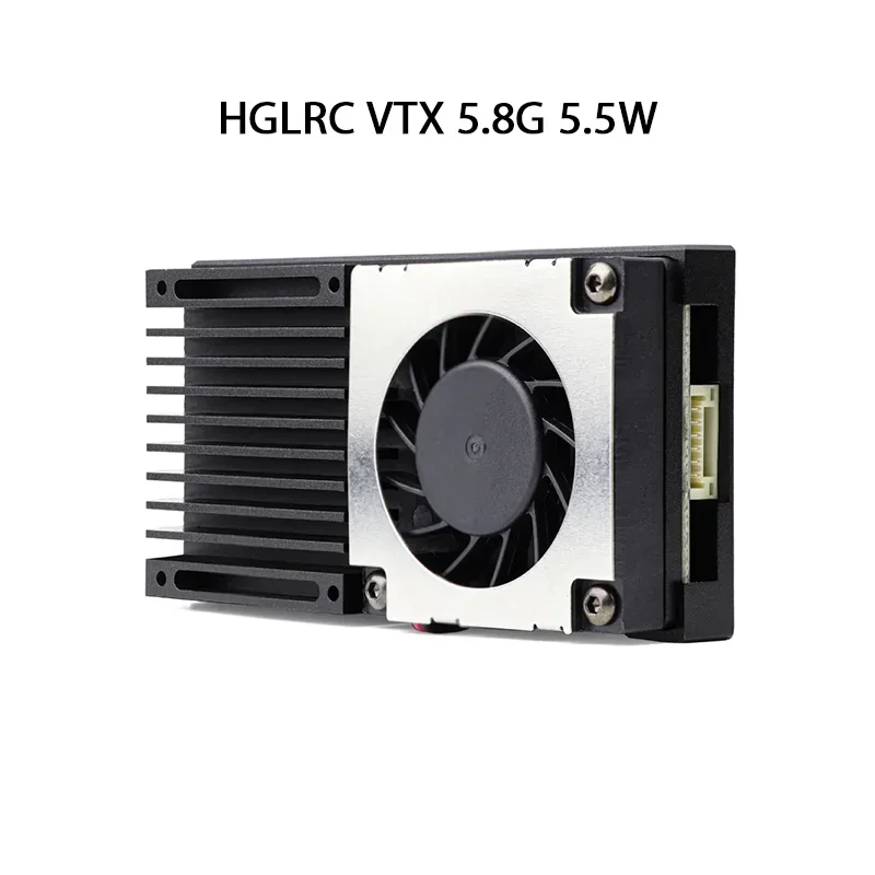 AvaCoreHGLRC 5.8G 5.5W VTX High Power FPV Adjustable Image Transmission For RC FPV Aerial Photography Material For Travel