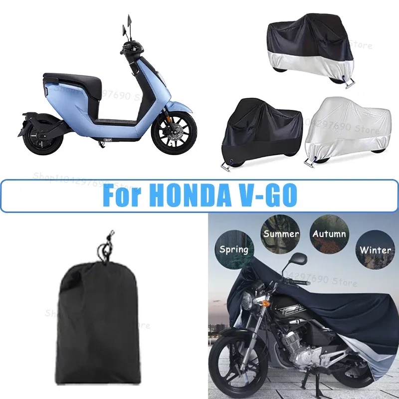 210D Oxford Motorcycle Cover Waterproof All Season UV Protection For HONDA V-GO Anti-Tear Windproof Motorbike Cover