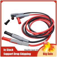 A70U New P1308D 25PCS Multimeter Silicone Test Lead Kit With Replaceable Needle Spanner Alligator Clip 4Mm Banana Plug