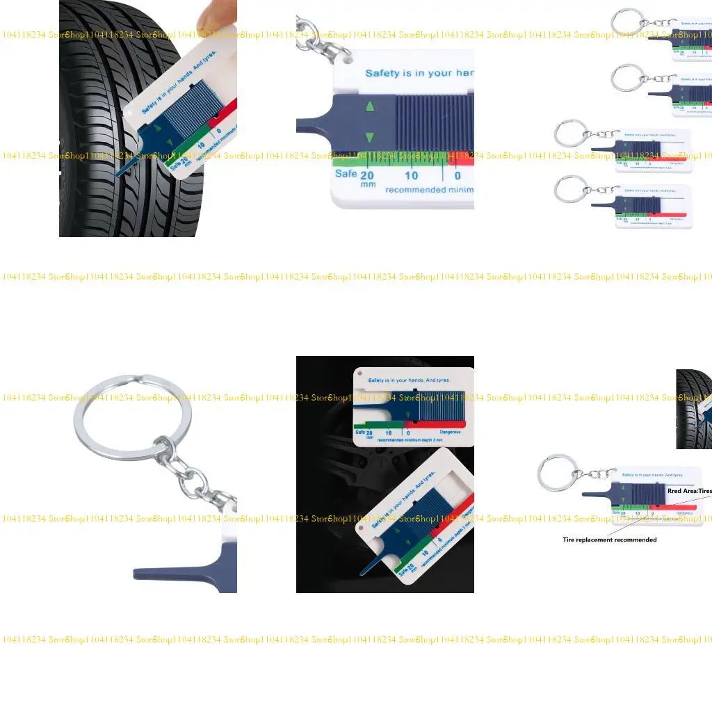 

P9FB Small Plastic Treads Depth Measurer 0 to 20mm Ranges Precisions Measurement With Sliding Mechanism Suitable for Car Tires