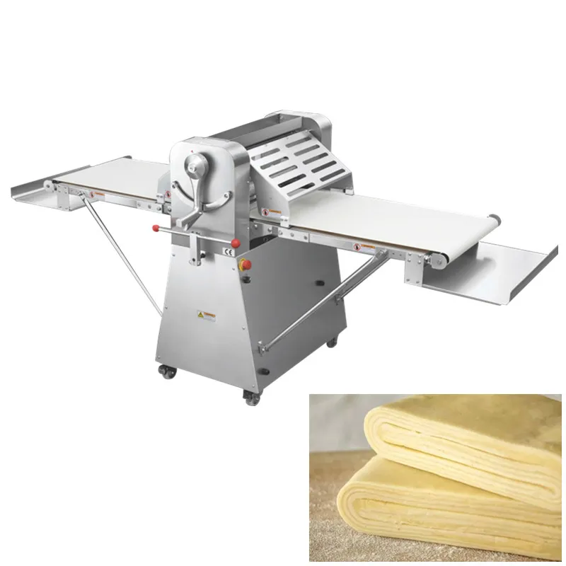 Professional Automatic 380V/220V/110V 520 Model Dough Sheeter And Cutter Pizza Dough Sheeter Machine Roller